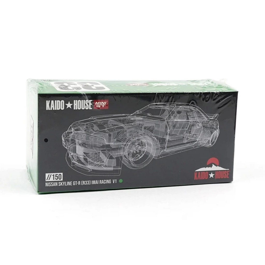 Nessiworld Mini Gt 1/64 Nissan Skyline GT-R(R33) Imai Racing V1
