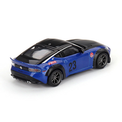 Nessiworld Mini GT 1/64 Nissan Z LB Nation Works Serian Blue