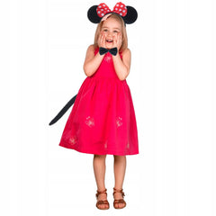 Nessiworld Minnie Mouse Costume Set Crown Tail Bow Tie Show Set