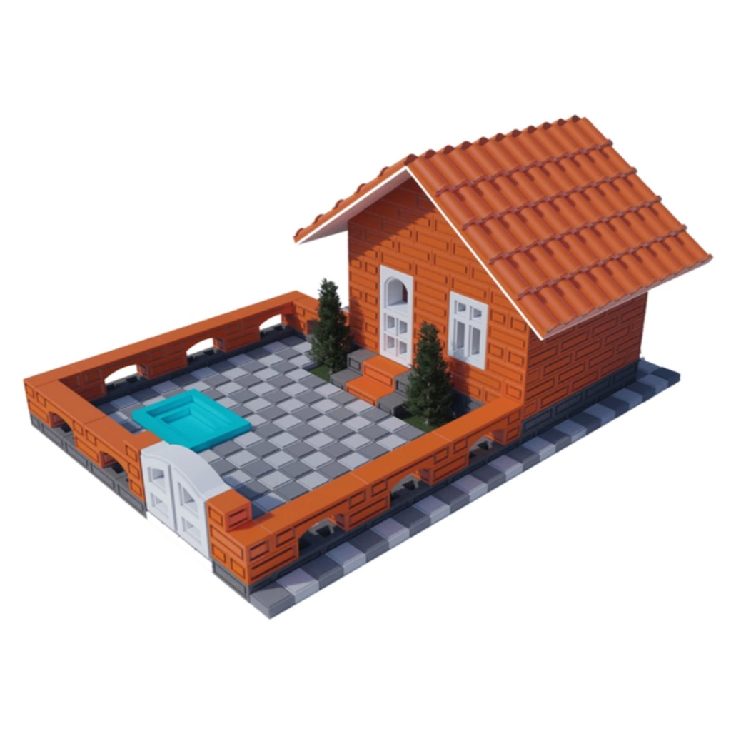 Nessiworld Minyatür Tuğla Yazlık Evi