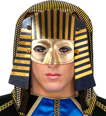NessiWorld Egyptian Mask Rubber Attachment Pharaoh Mask 21x23 cm