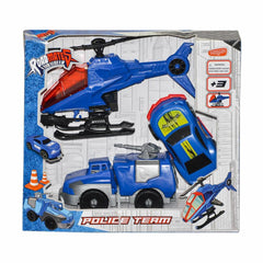 ML440 Roadmates 3-Piece Action Police Set -Molmo