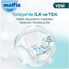 Nessiworld Molfix Premium Bebek Bezi Fırsat Paketi 4 Beden 7-14 Kg 54 Adet