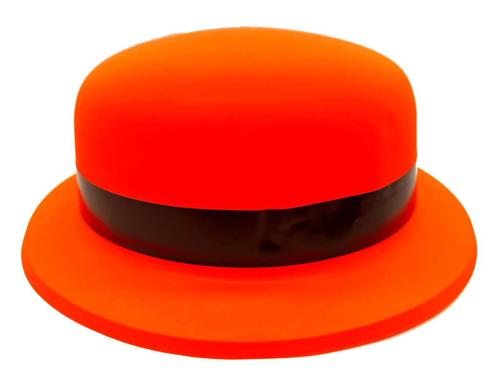 Nessiworld Neon Party Orange Color Bowler Plastic Party Hat