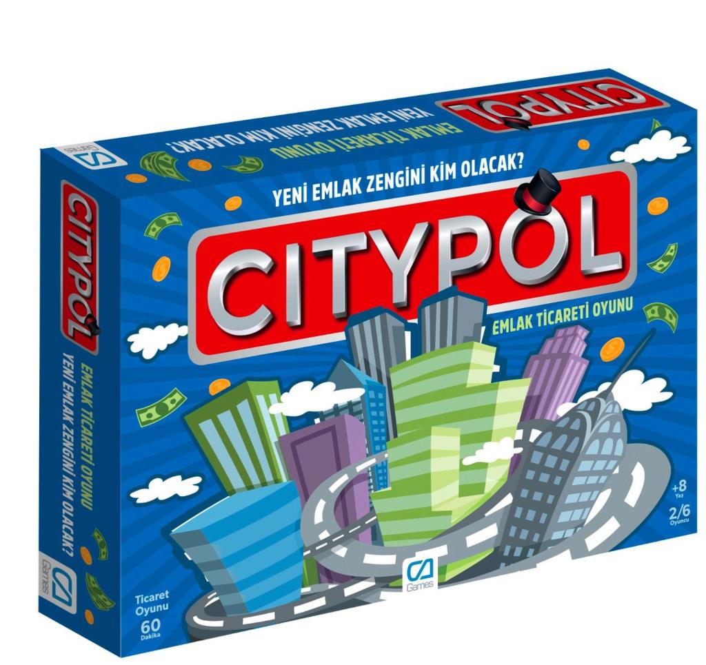 Nessi World CAOYN-5221 Citypol Real Estate Trading Game -CA Games