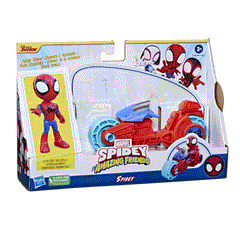 Nessi World F6777 Spidey ve İnanılmaz Arkadaşları - Motorsiklet ve Figür +3 yaş