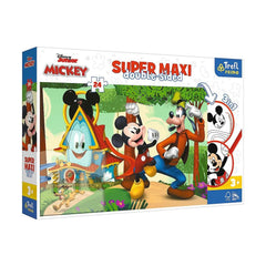 Nessi World PUZZLE-41012 Super Maxi Mickey 24 Pieces Kids Puzzle