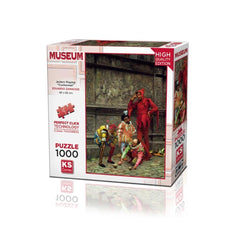 NessiWord 20662 Jesters Playing Cochonnet 1000 Piece Puzzle -KS Puzzle