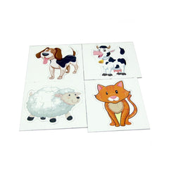 NessiWord LC7224 Laço Kids Baby Puzzle - Animals / 2+3+4+5 Piece Puzzle / +1 year old