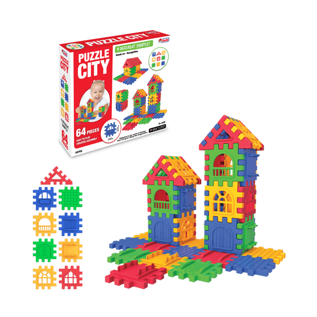 Nessiworld 03702 Puzzle City 64 Pieces -Grandfather