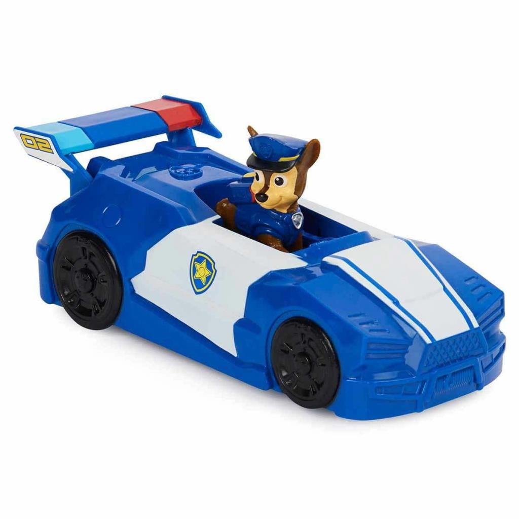NessiWorld 1033536 PAW Patrol Chase's vehicle set 2in1 1 figure + 2 vehicles