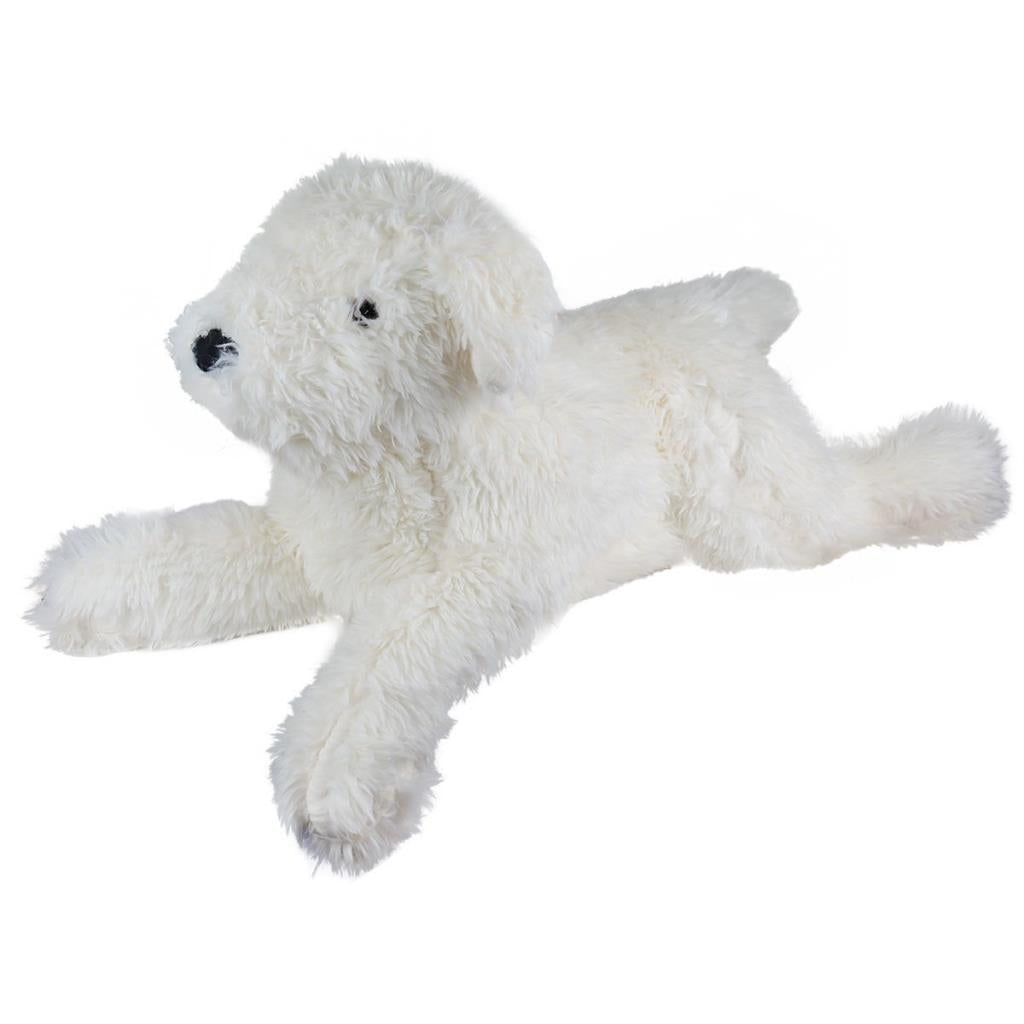 Nessiworld 1218 Puffy Big White Dog -My Friend Toys