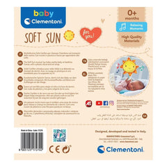 NessiWorld 17795 Baby Clementoni - Musical Plush Sun