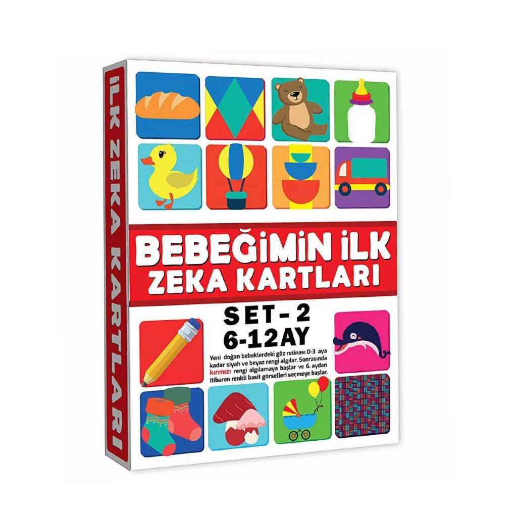 Nessiworld 2205 Educational Cards 6-12 Months Intelligence Cards - Diytoys
