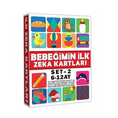 Nessiworld 2205 Educational Cards 6-12 Months Intelligence Cards - Diytoys