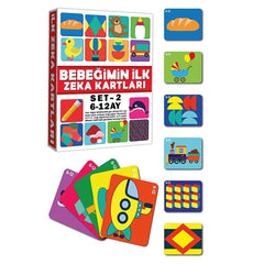 Nessiworld 2205 Educational Cards 6-12 Months Intelligence Cards - Diytoys