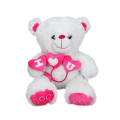 Nessiworld 3 Heart Plush Bear 38 cm.