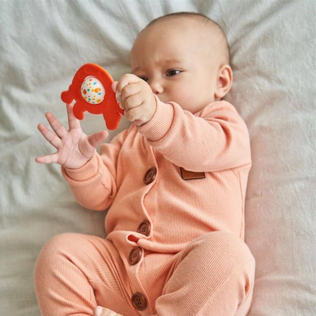 Nessiworld Nessiworld 30862 Let's be Child - Cute Turtle Teether Rattle