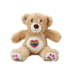 Nessiworld 3184 Rainbow Heart Plush Bear 30 cm - Sunman