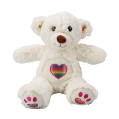 Nessiworld 3184 Rainbow Heart Plush Bear 30 cm - Sunman