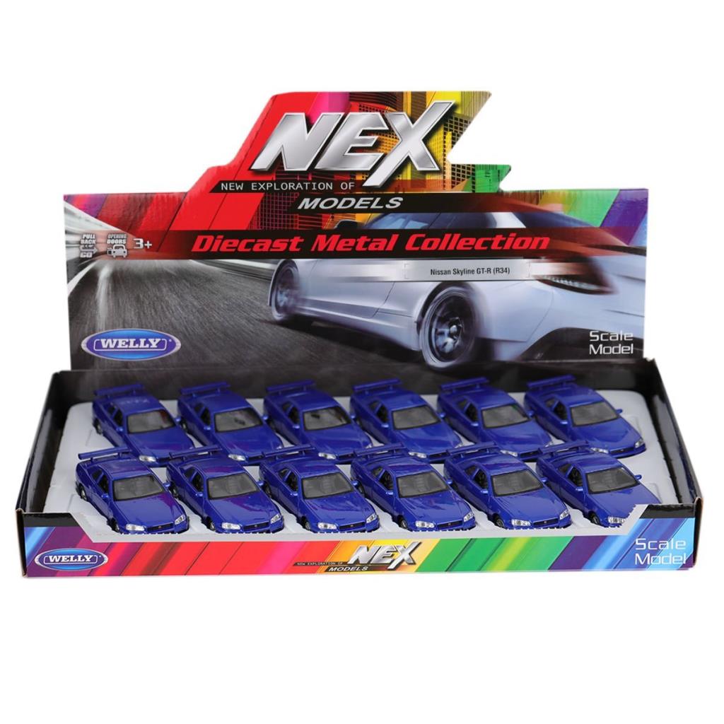 Nessiworld 43798 Welly Pull and Drop Nissan Skyline -Karsan Toys