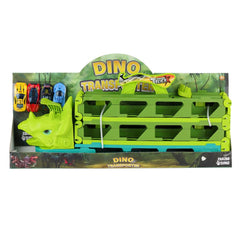 Nessiworld 4529 Dino Transporter Race Track + 4 Vehicles -Sunman