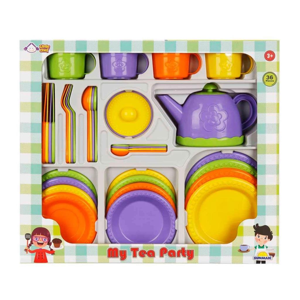 Nessiworld 4682 Little Chef Tea Set 36 Pieces - Sunman