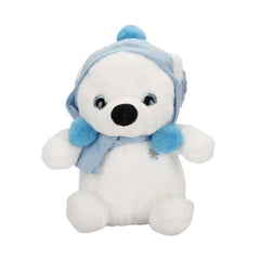 Nessiworld 4773 Polar Bear with Hat and Scarf 30 cm - Sunman