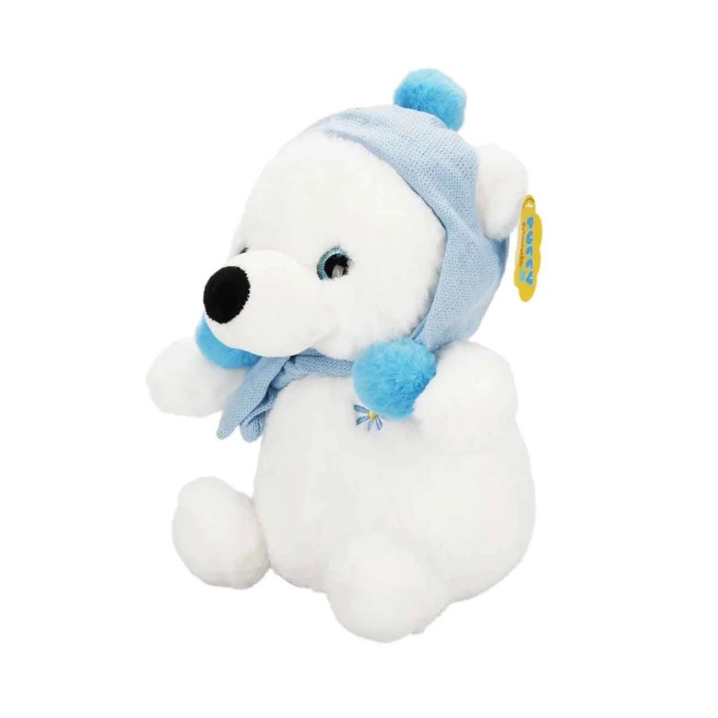 Nessiworld 4773 Polar Bear with Hat and Scarf 30 cm - Sunman