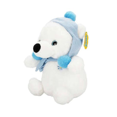 Nessiworld 4773 Polar Bear with Hat and Scarf 30 cm - Sunman