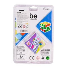 Nessiworld 581-5-5D Magic Intelligence Cube 3x3x3 - Lemon Toy
