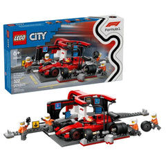 Nessiworld 60443 Lego City Ferrari F1 Pit Stop ve Pit Ekibi 322 parça +6 yaş
