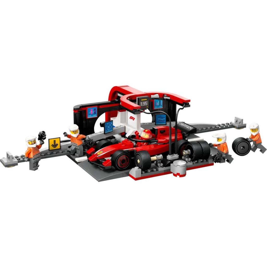 Nessiworld 60443 Lego City Ferrari F1 Pit Stop ve Pit Ekibi 322 parça +6 yaş