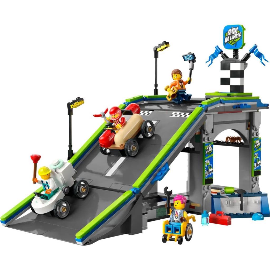 Nessiworld 60460 Lego City Senin Kuralların: Yarış Arabası Rampa Parçası 436 parça +6 yaş