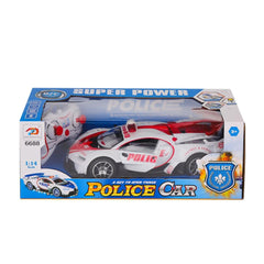 Nessiworld 6688-91A Remote Controlled Police Car with Lights - Karsan Toys
