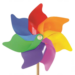 Nessiworld 7 Wings 35 cm Rainbow Windmill