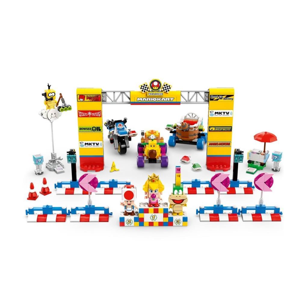 Nessiworld 72036 Lego Super Mario - Baby Peach and Grand Prix Set 823 pieces +8 years old 