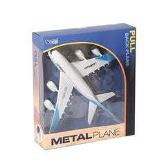 Avion de ligne à raclette métallique NessiWorld A380-1A - Canem Toys