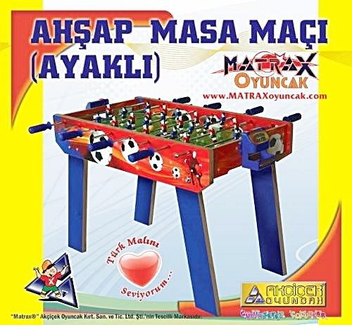 Nessiworld Wooden Leg Table Match Foosball