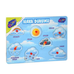 Nessiworld Wooden Weather Puzzle with Handle