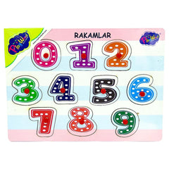 Nessiworld Wooden Handle Numbers Puzzle