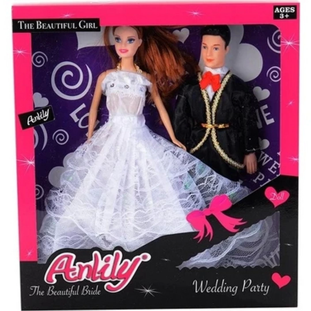 Nessiworld Anlily Bride and Groom Dolls