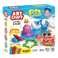 Nessiworld Art Craft Sea Animals Play Dough Set 13 Pieces