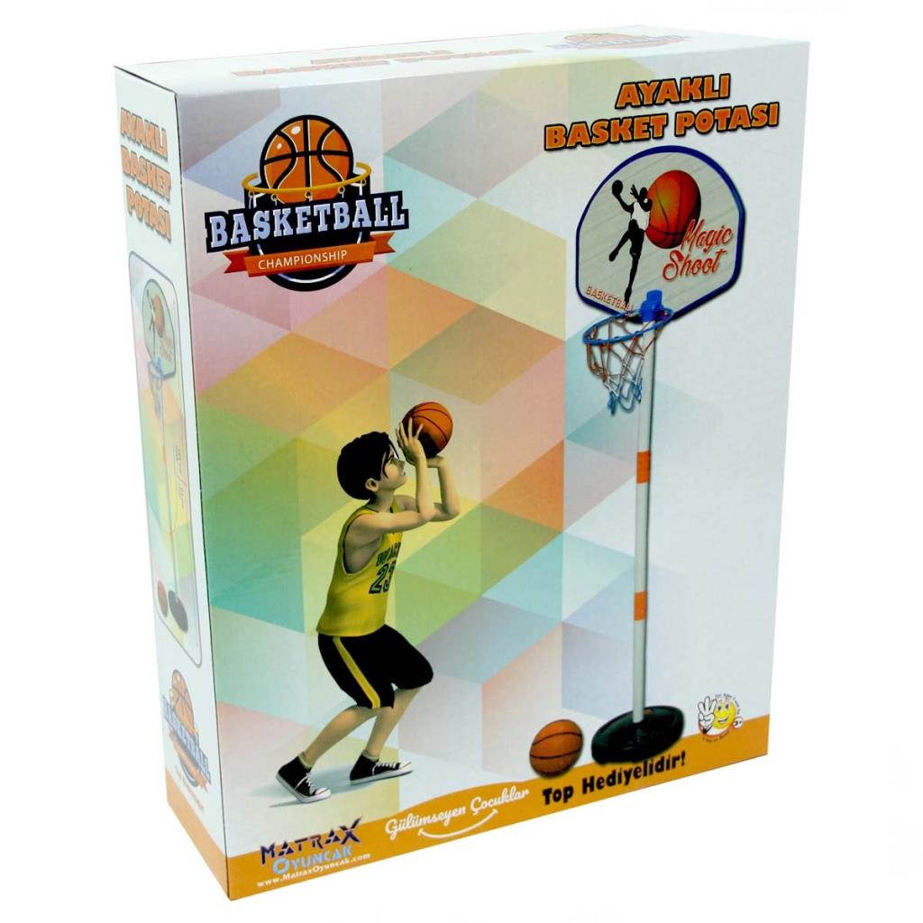 Nessiworld Footed Basketball Hoop