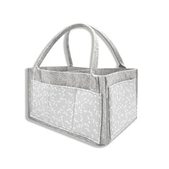 Nessiworld Nessiworld BabyJem Felt Mother Baby Care Bag 772 Gray Flower