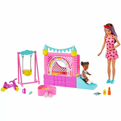Nessiworld Barbie Babysitter Skipper Playhouse Set HHB67