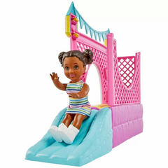 Nessiworld Barbie Babysitter Skipper Playhouse Set HHB67