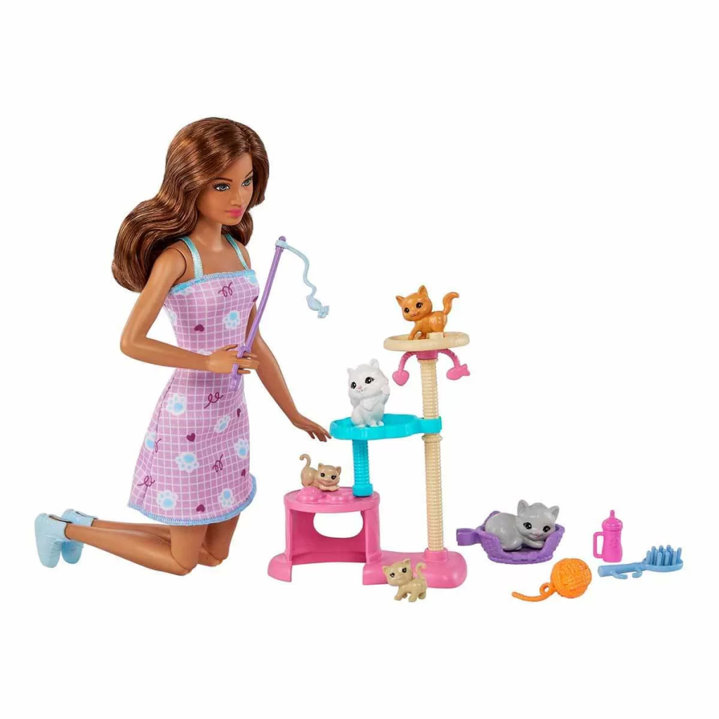Nessiworld Barbie and Kittens Playset HHB70
