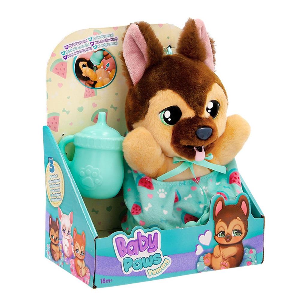 Nessiworld BAW03200 Baby Paws Yummy German Shepherd 18 cm Peluş