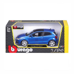NessiWorld Bburago 1:24 Volkswagen Polo GTI Mark 5 Model Car